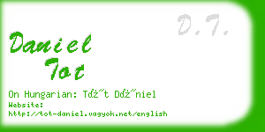 daniel tot business card